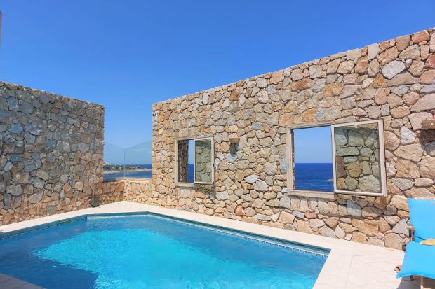 Maison originale, d'exception avec piscine, vue mer sur Algajola