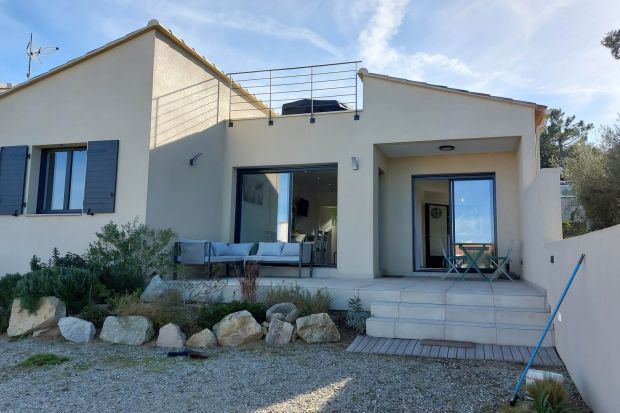 Villa climatisée,2 chambres, proche Ile Rousse