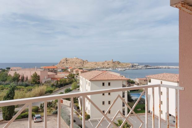 Appartement climatisé, pieds d'Ile Rousse, vue mer