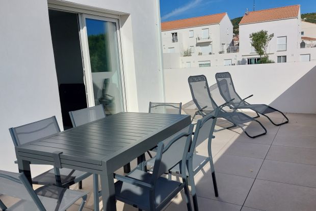 Appartement neuf, duplex climatisé, 5min à pieds du centre d'Ile Rousse et de la plage
