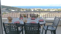 Appartement climatisé, vue panoramique sur Ile Rousse et mer